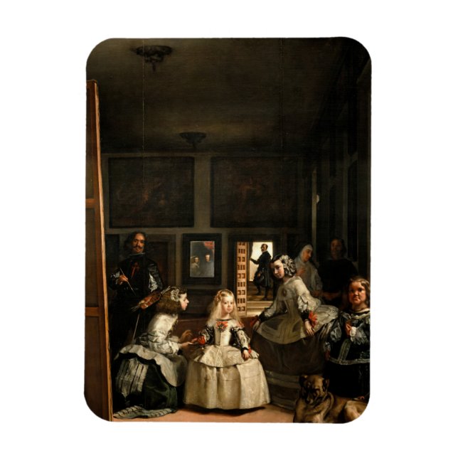 Las Meninas, 1656 by Diego Velazquez Magnet (Vertical)
