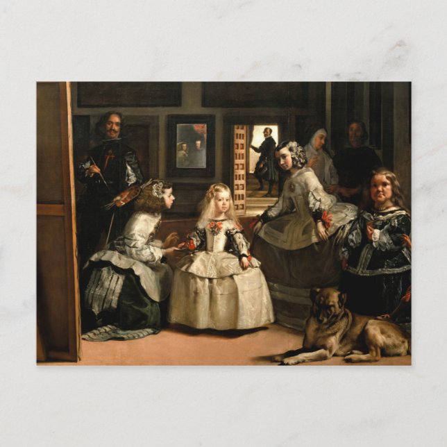 Las Meninas, 1656 by Diego Velazquez Postcard (Front)