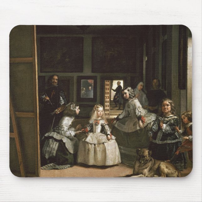 Las Meninas by Diego Velazquez Mouse Mat (Front)