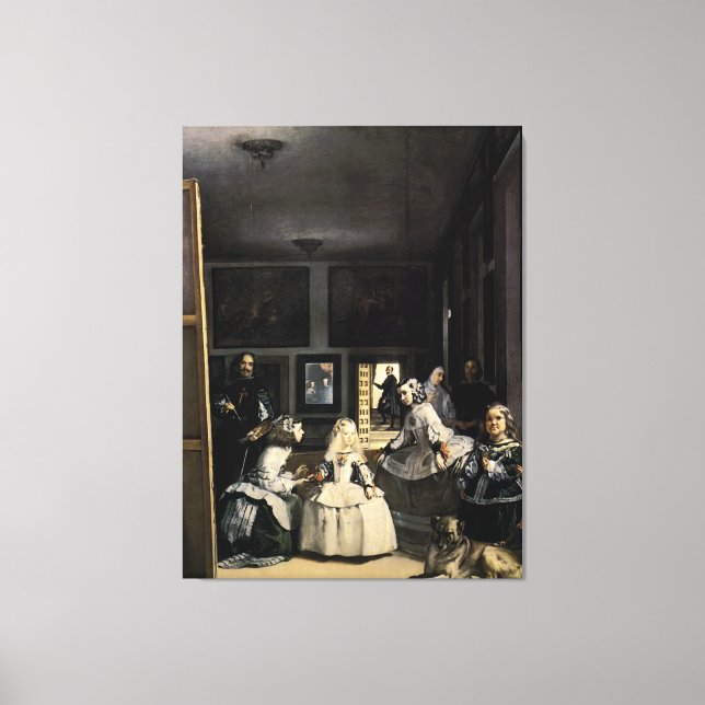 Las Meninas by Velasquez Canvas Print (Front)