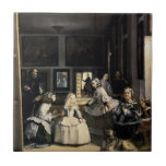 Las Meninas by Velasquez Tile<br><div class="desc">Spanish Baroque painting "Las Meninas" from 1656 by Diego Velasquez.</div>