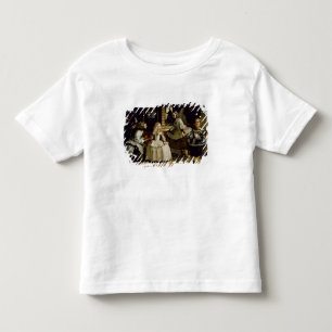 Las Meninas detail of the lower half depicting Toddler T-Shirt