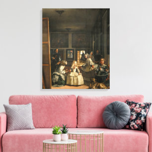 Las Meninas Diego Velázquez Canvas Print