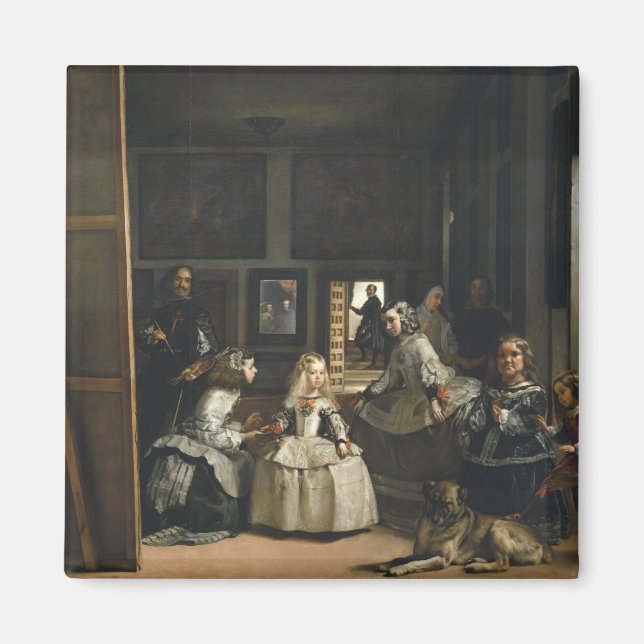 Las Meninas Diego Velázquez Fine Art Magnet (Front)