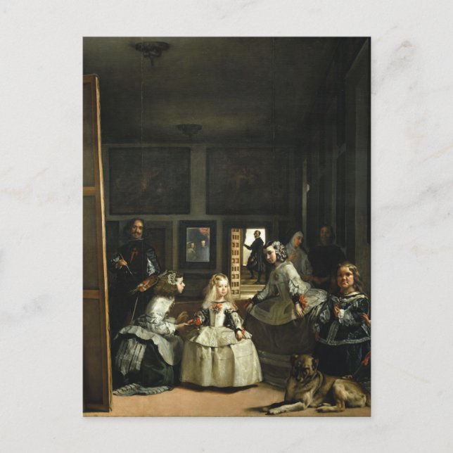Las Meninas Diego Velázquez Fine Art Postcard (Front)