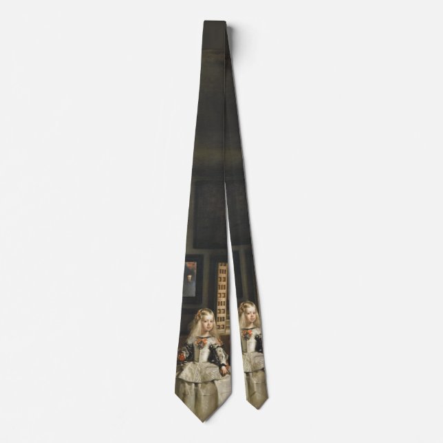 Las Meninas Diego Velázquez Fine Art Tie (Front)