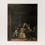 Las Meninas Jigsaw Puzzle<br><div class="desc">This Spanish baroque marvel plays with space,  mirrors,  and gaze—turning the familiar into a visual maze. With soft lighting,  repeating tones,  and deceptive simplicity,  this puzzle becomes an exercise in perception.</div>