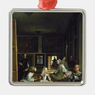 Las Meninas or The Family of Philip IV, c.1656 2 Metal Tree Decoration
