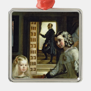 Las Meninas or The Family of Philip IV, c.1656 2 Metal Tree Decoration