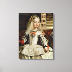 Las Meninas or The Family of Philip IV, c.1656 Canvas Print