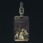 Las Meninas or The Family of Philip IV, c.1656 Luggage Tag<br><div class="desc">Image Collection Number:  XIR405  Las Meninas or The Family of Philip IV,  c.1656 (oil on canvas). Velazquez,  Diego Rodriguez de Silva y (1599-1660) oil on canvas. Prado,  Madrid,  Spain Giraudon.  17th</div>