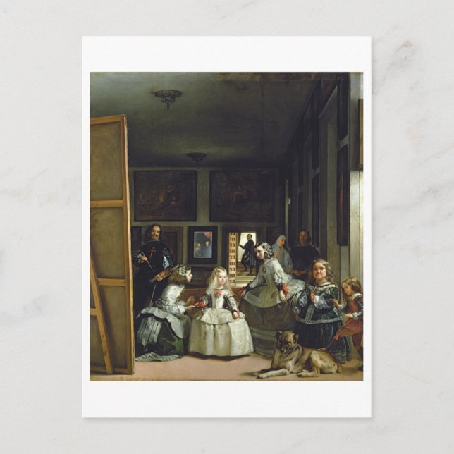 Las Meninas or The Family of Philip IV, c.1656 Postcard (Front)