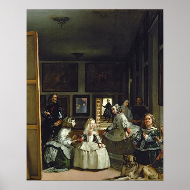 Las Meninas or The Family of Philip IV, c.1656 Poster (Front)