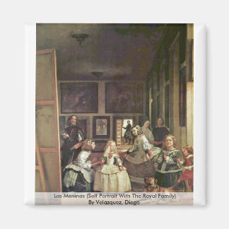 Las Meninas (Self Portrait With The Royal Family) Magnet