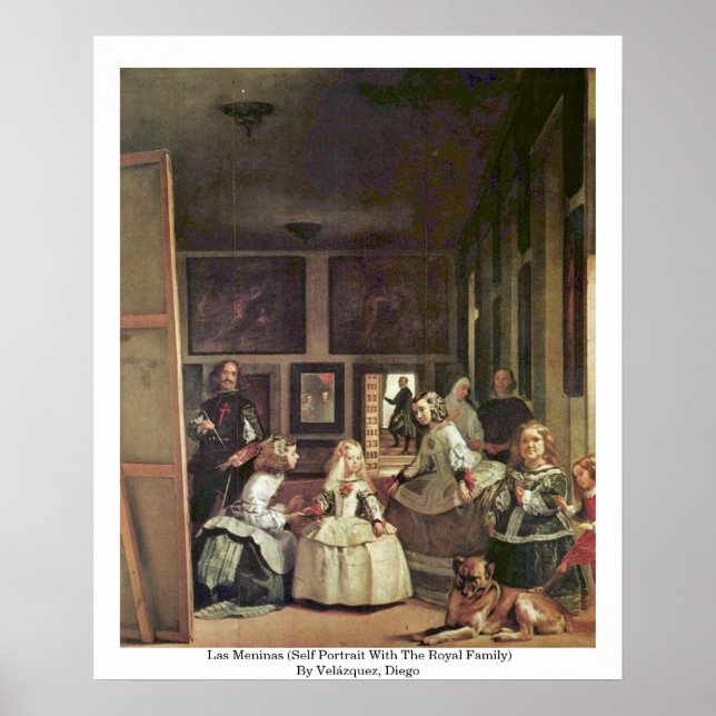 Las Meninas (Self Portrait With The Royal Family) Poster (Front)