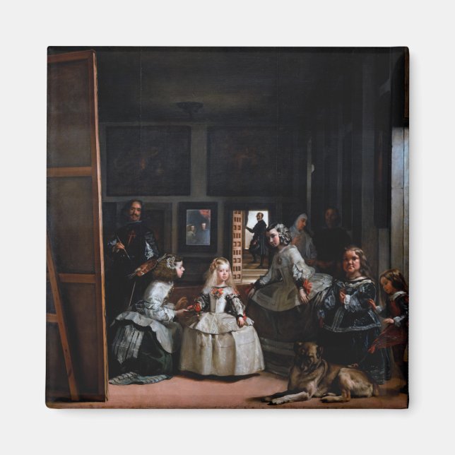 Las Meninas, The Maids of Honor, Diego Velazquez Magnet (Front)
