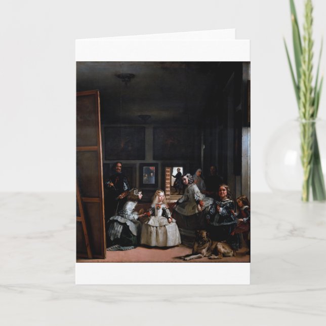 Las Meninas, The Maids of Honour, Diego Velazquez Card (Front)