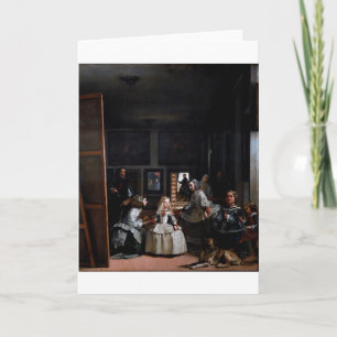 Las Meninas, The Maids of Honour, Diego Velazquez Card