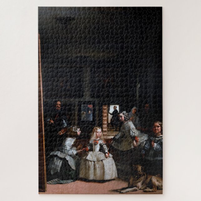 Las Meninas, The Maids of Honour, Diego Velazquez Jigsaw Puzzle (Vertical)