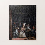 Las Meninas, The Maids of Honour, Diego Velazquez Jigsaw Puzzle<br><div class="desc">Diego Rodríguez de Silva y Velázquez (June 6, 1599 – August 6, 1660) was a Spanish painter, the leading artist in the court of King Philip IV and of the Spanish Golden Age. He was an individualistic artist of the contemporary Baroque period. He began to paint in a precise tenebrist...</div>