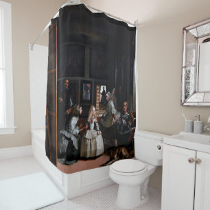 Las Meninas, The Maids of Honour, Diego Velazquez Shower Curtain