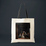 Las Meninas, The Maids of Honour, Diego Velazquez Tote Bag<br><div class="desc">Diego Rodríguez de Silva y Velázquez (June 6, 1599 – August 6, 1660) was a Spanish painter, the leading artist in the court of King Philip IV and of the Spanish Golden Age. He was an individualistic artist of the contemporary Baroque period. He began to paint in a precise tenebrist...</div>