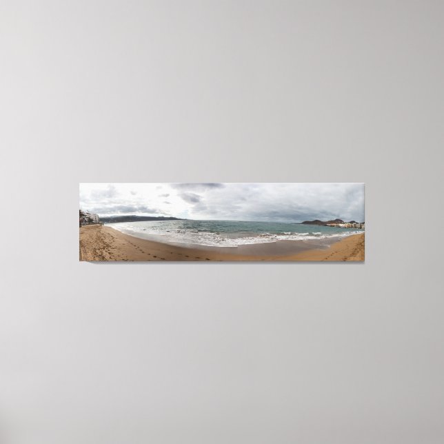 Las Palmas Beach Canvas Print (Front)