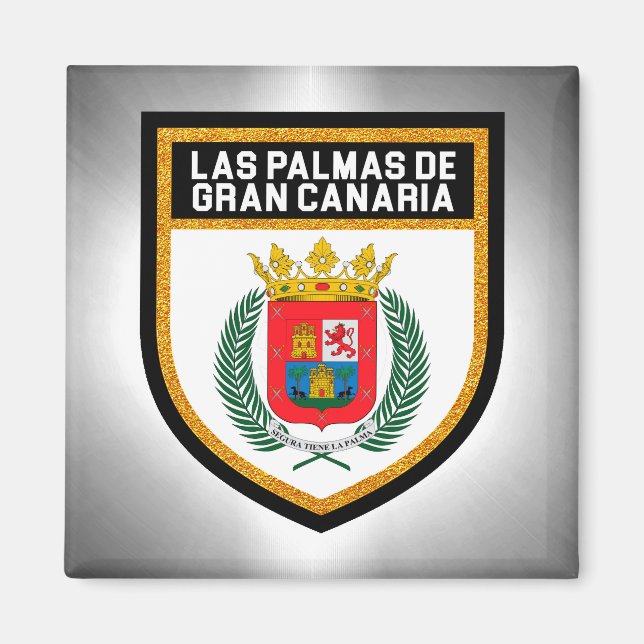 Las Palmas de Gran Canaria Flag Magnet (Front)