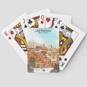 Las Palmas Gran Canaria City View Playing Cards