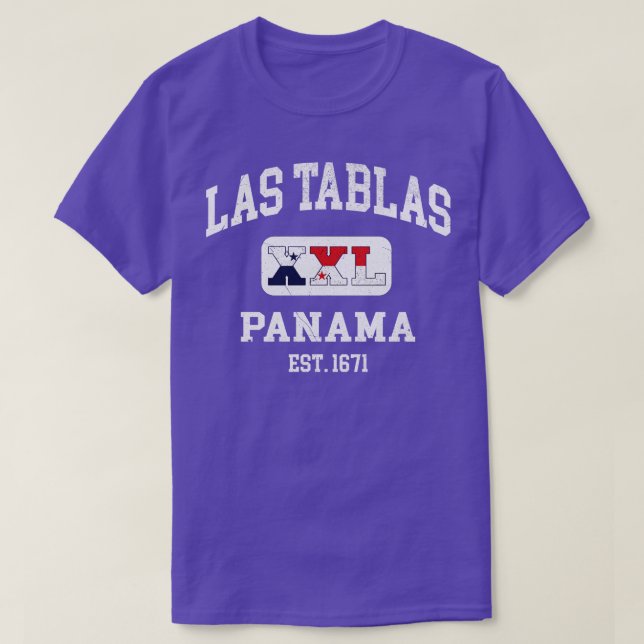 Las Tablas Panama XXL Athletic design 1 T-Shirt (Design Front)