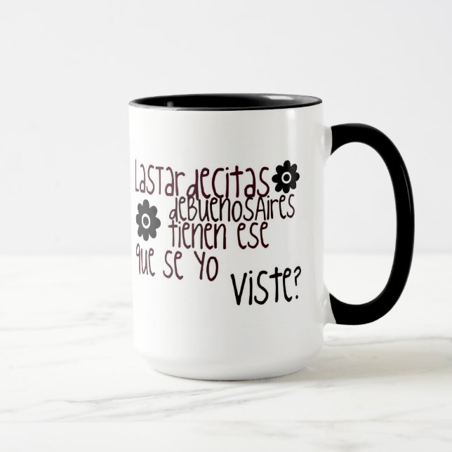 Las Tardecitas de Buenos Aires Mug (Right)
