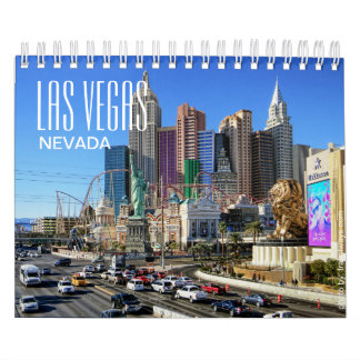 Las Vegas 12 Months Calendar