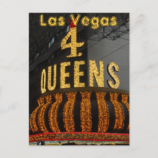 Las Vegas 4 Queens Postcard (Front)