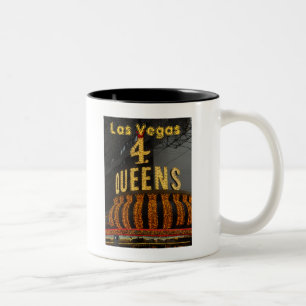 Las Vegas 4 Queens Two-Tone Coffee Mug