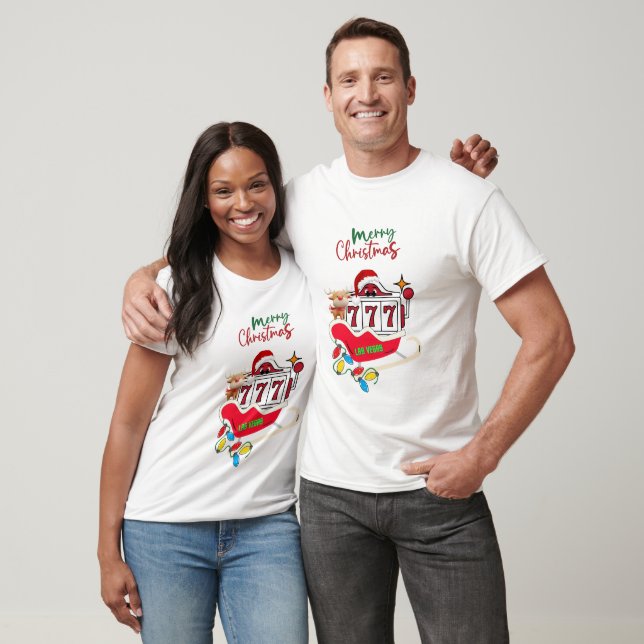 Las Vegas 777 Christmas T-Shirts (Unisex)