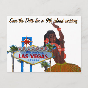 Las Vegas 9th island Wedding Invitation