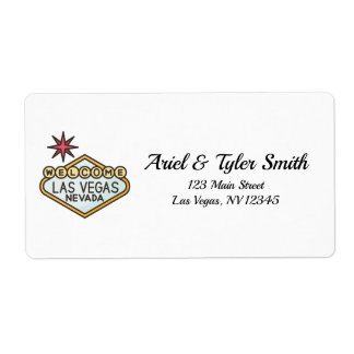 Las Vegas Address Return Label | Weddings 