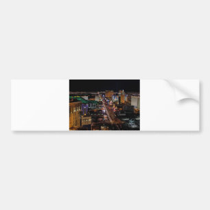 Las Vegas at Night Bumper Sticker