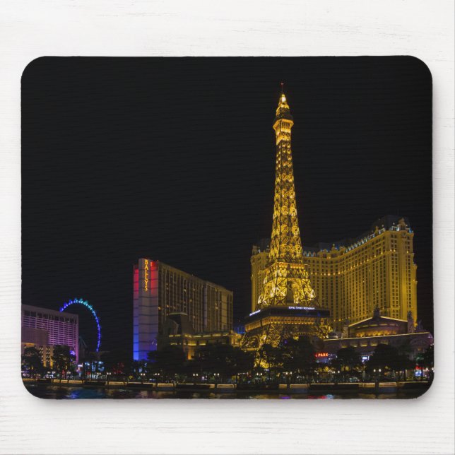 Las Vegas at night Mouse Mat (Front)