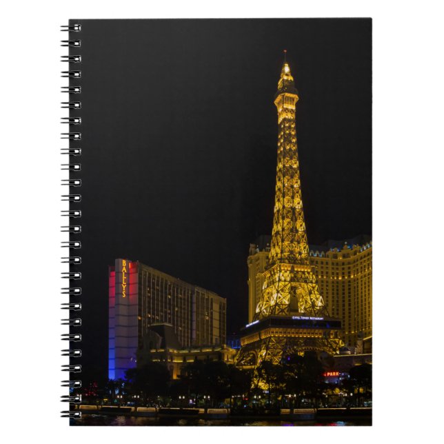 Las Vegas at night Notebook (Front)