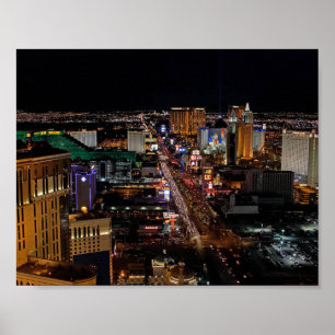 Las Vegas at Night Poster