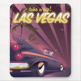 Las Vegas Auto vintage travel poster. Mouse Mat