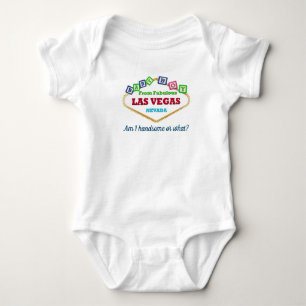 Las Vegas Baby Announcement Jersey Bodysuit