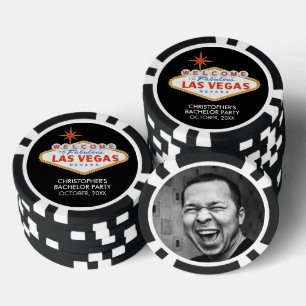 Las Vegas Bachelor Favor Golf Marker Poker Chips