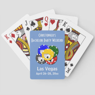 Las Vegas Bachelor Party Favour Casino Poker Playing Cards