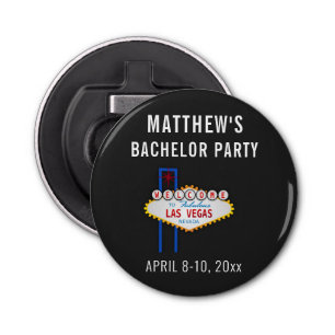 Las Vegas Bachelor Party Trip Favour Bottle Opener