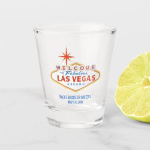 Las Vegas Bachelor Weekend Favour Shot Glass