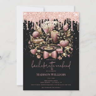 Las Vegas Bachelorette elegant Invitation