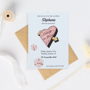 Las Vegas Bachelorette Invitation