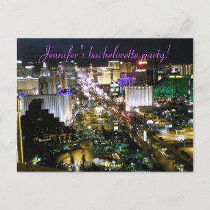 Las Vegas  Bachelorette Invitations